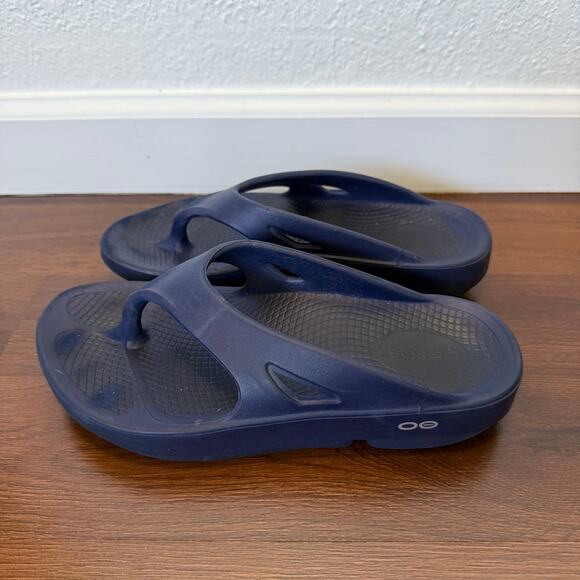 OOFOS Shoes - OOFOS OOriginal Thong Flip Flops Blue Unisex M5/W7 Recovery Comfort Support